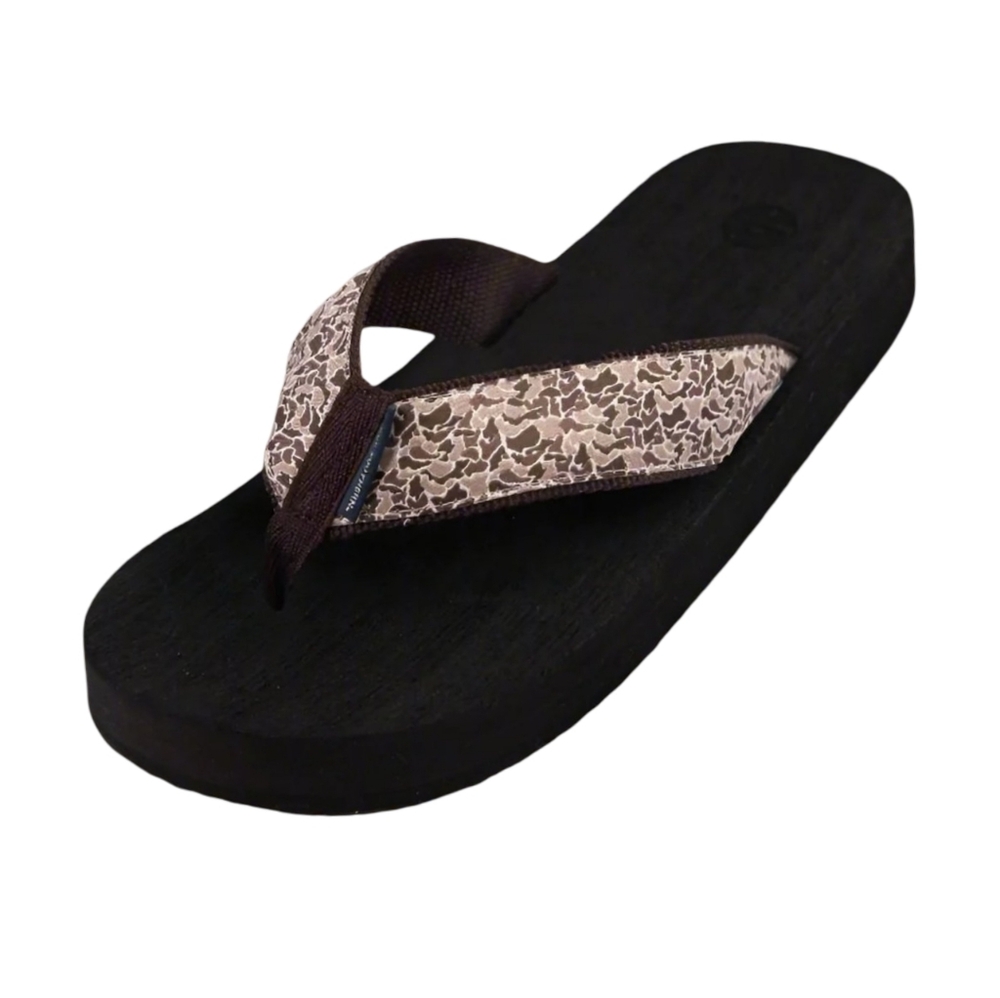 New Simply Southern Men's Camo Flip Flop Sandals XL